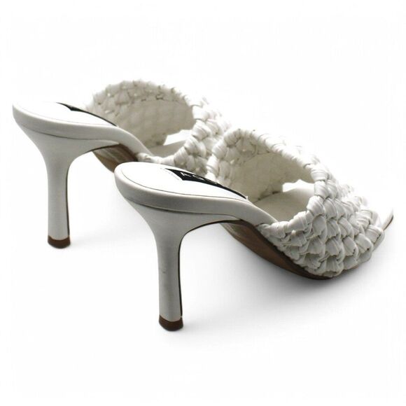 Aqua Womens Katy Faux Leather Slip on Mules - Picture 6 of 9